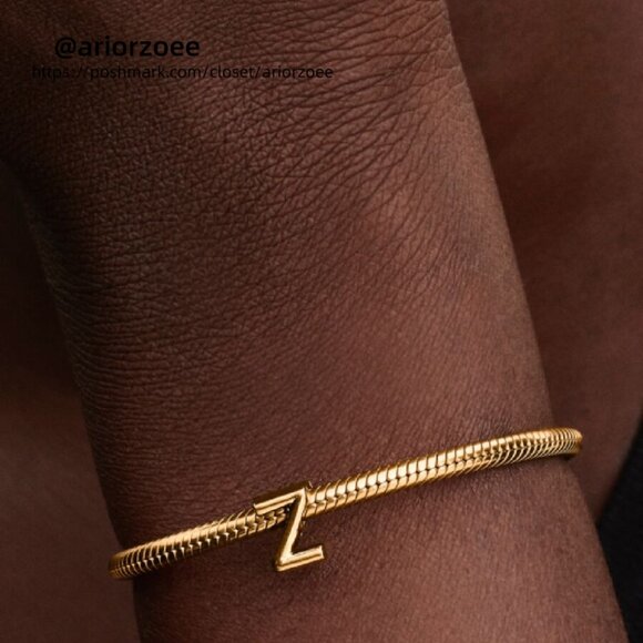 Pandora Letter Z Alphabet Mini Charm|Pendant - Picture 2 of 2